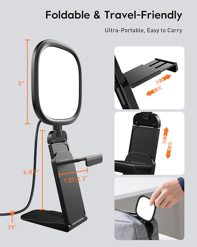 Upgraded Ring Light for Laptop, Monitor & Desk – Eye-Caring Diffused LED - Image 7