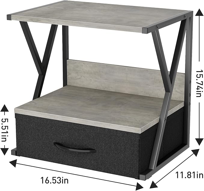 aboxoo Printer Stand for Desk - Image 3