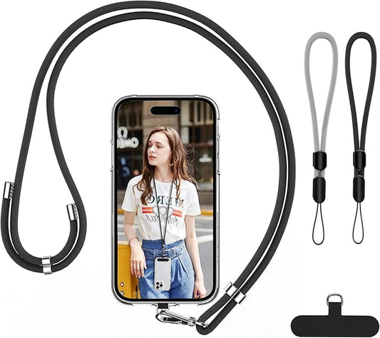 takyu Cell Phone Lanyard, Crossbody Phone Lanyard Adjustable Neck Strap and 2 by Takyu