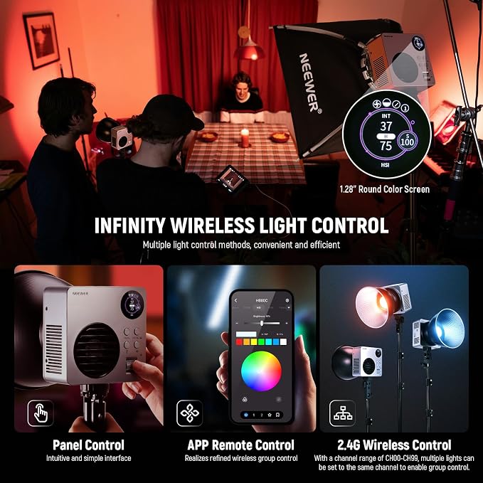 NEEWER HB80C RGBWW LED Video Light - Image 8