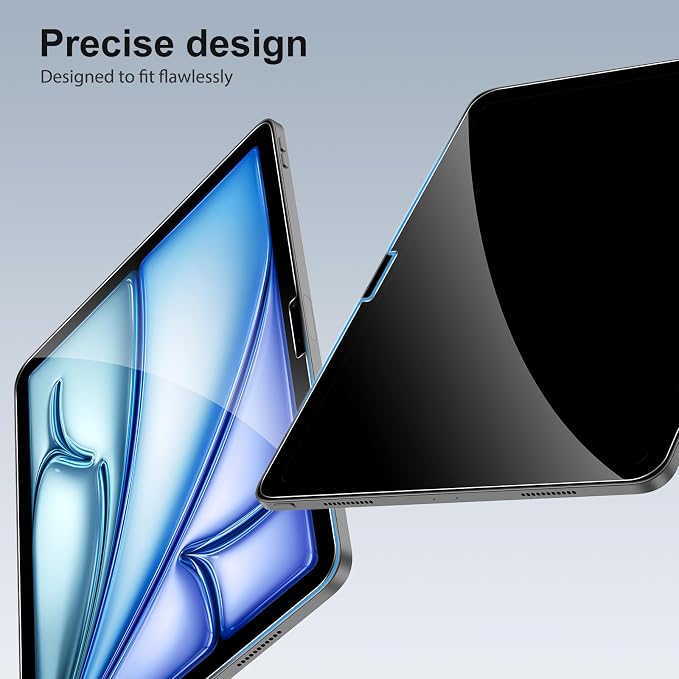 SPARIN 2 Pack Screen Protector for iPad Air 11 inch M4/M3/M2, Tempered Glass - Image 5