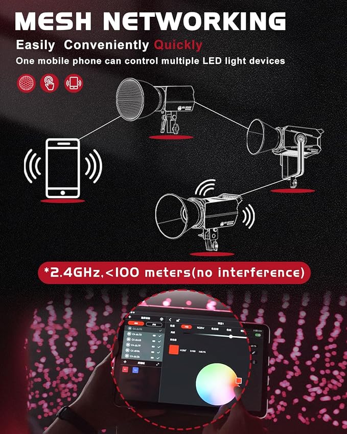 IFOOTAGE 70W LED Video Light, Continous Lighting, SL 60DN 5600k Continuous - Image 7