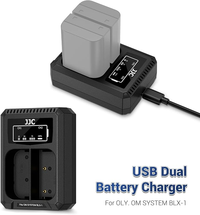 JJC BLX-1 Battery Charger USB Dual Slot - Image 2