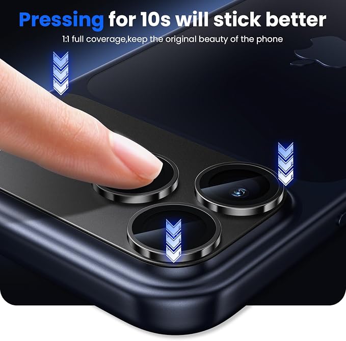 WSKEN for iPhone 17 Pro Max Camera Lens Protector, Metal Aluminum Alloy - Image 4