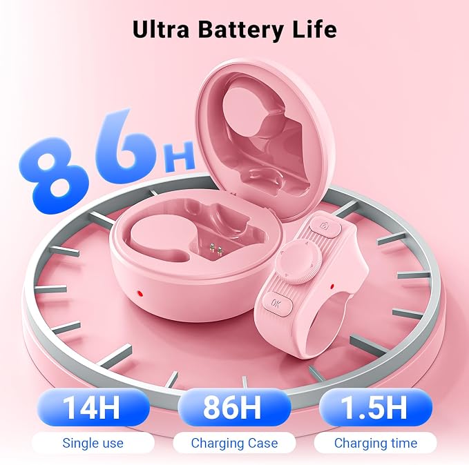 Remote Scrolling Ring for Tiktok, Page Turner for Kindle App, Tablet-Light Pink - Image 6