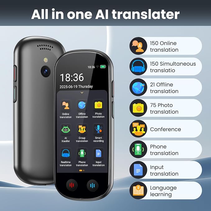 Language Translator Device No WiFi Needed, AI Translator - Image 3