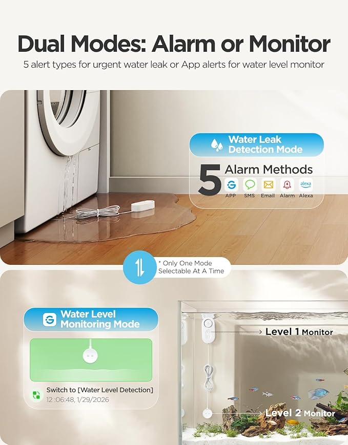 GoveeLife Upgraded Smart Water Leak Detector 1s - Image 3