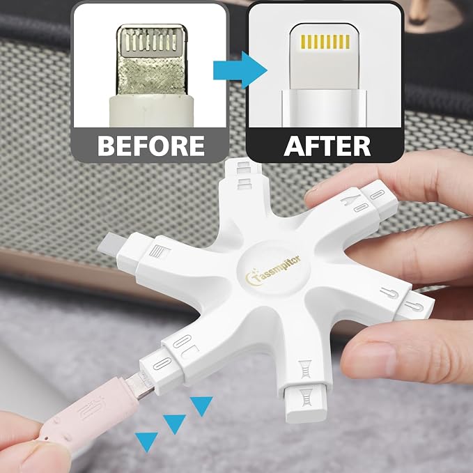 Tassmpitor for iPhone Cleaning Kit Port Cleaner, Repair and Restore Tool for - Image 4