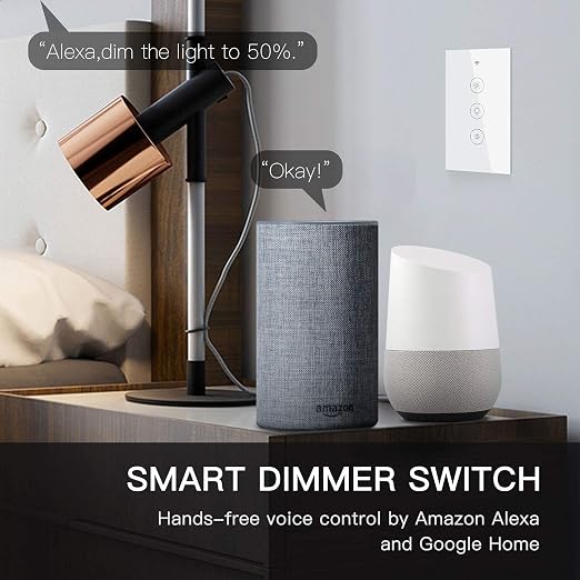 MOES WiFi RF Smart Light Dimmer Switch, Smart Life/Tuya APP Relay Status - Image 4
