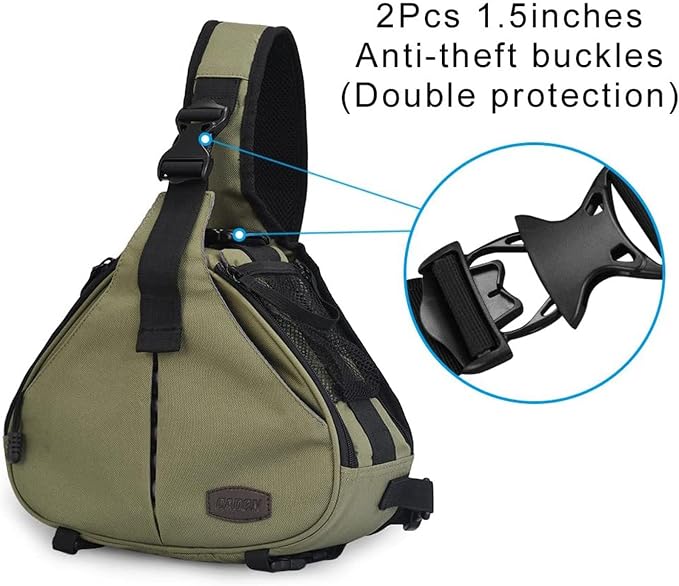 CADeN Camera Bag Sling Backpack Camera Case Waterproof - Image 6