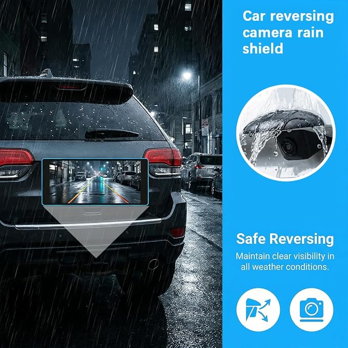 Car Rear View Camera Cover, Waterproof Vehicle Backup Lens Protector Sticker - Image 3