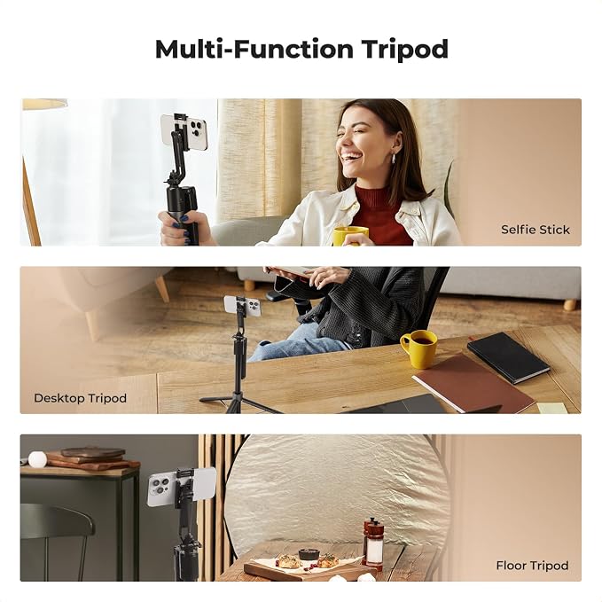 K&F CONCEPT 71“ Face Tracking Tripod, Auto Face Tracking Selfie Stick, Auto - Image 7