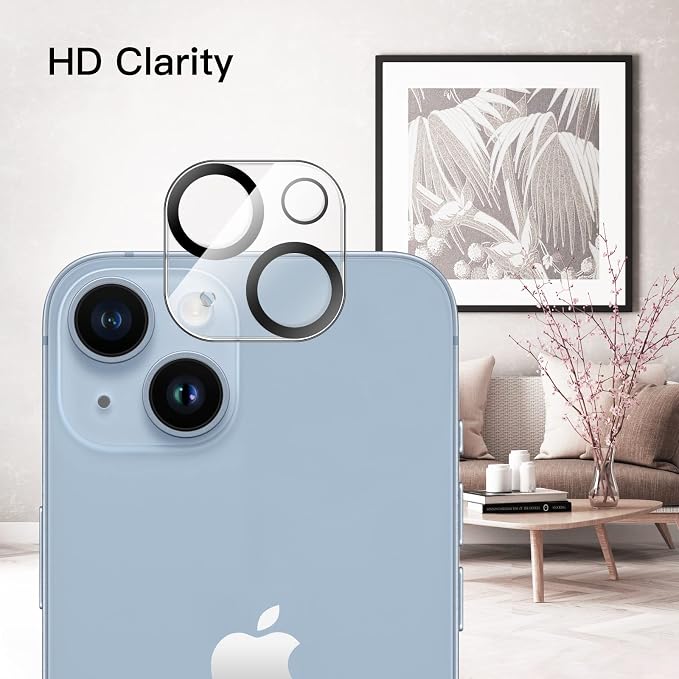 JETech Camera Lens Protector for iPhone 14 6.1-Inch and iPhone 14 Plus 6.7-Inch - Image 3