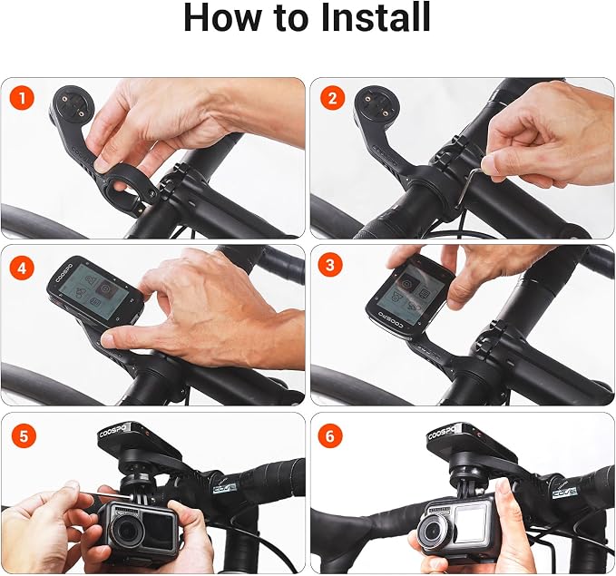 CooSpo Bike Computer Out Front Mount MT5S, Compatible - Image 6