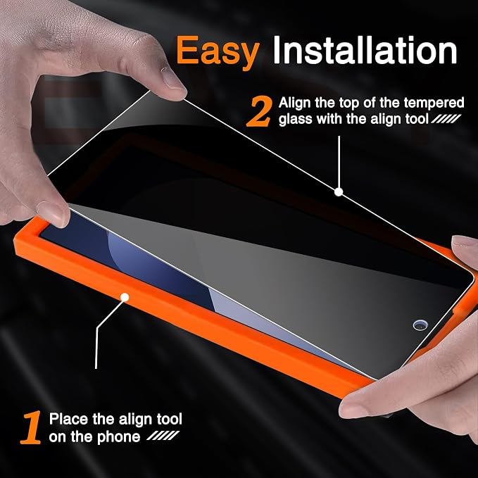 Wiaocit 3 Pack Privacy Screen Protector - Image 3