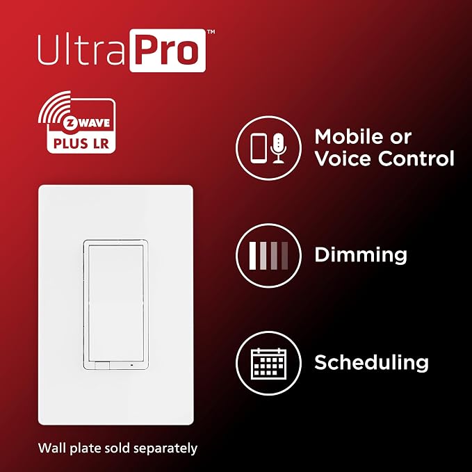 UltraPro Z-Wave Plus Long Range in-Wall Smart Dimmer - Image 5