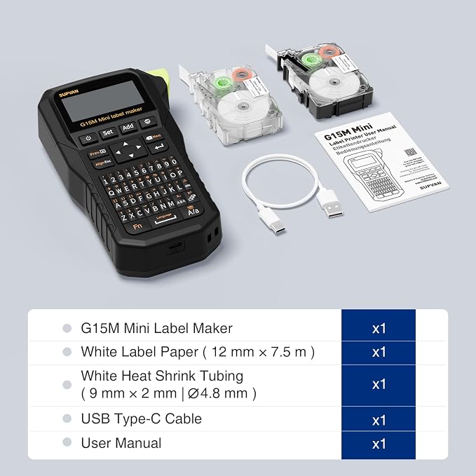 SUPVAN G15M Mini Portable Label Maker Machine - Image 9