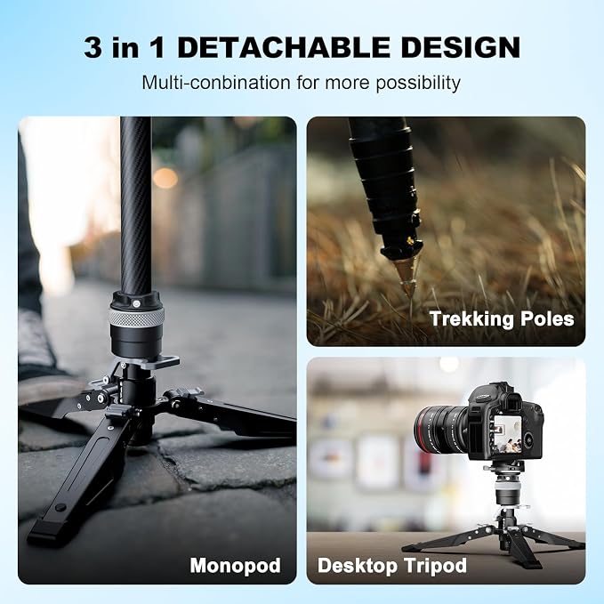 COMAN M1 62.8" Carbon Fiber Monopod - Image 8