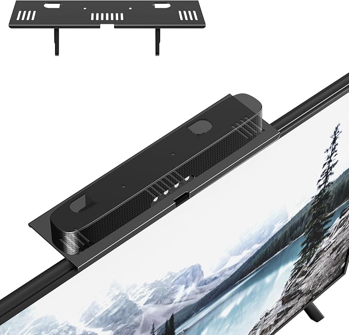 CABTE Adjustable Steel TV Top Shelf, Floating TV Stand, Universal Monitor Shelf by CABTE
