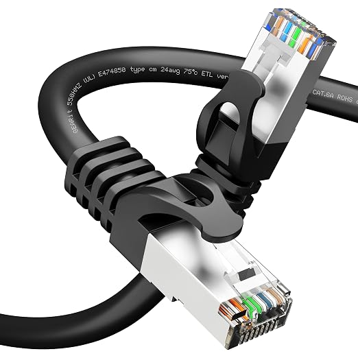 GEARit Cat6A Ethernet Cable 10Gbps Snagless Shielded SSTP, SFTP Shielded by GEARit