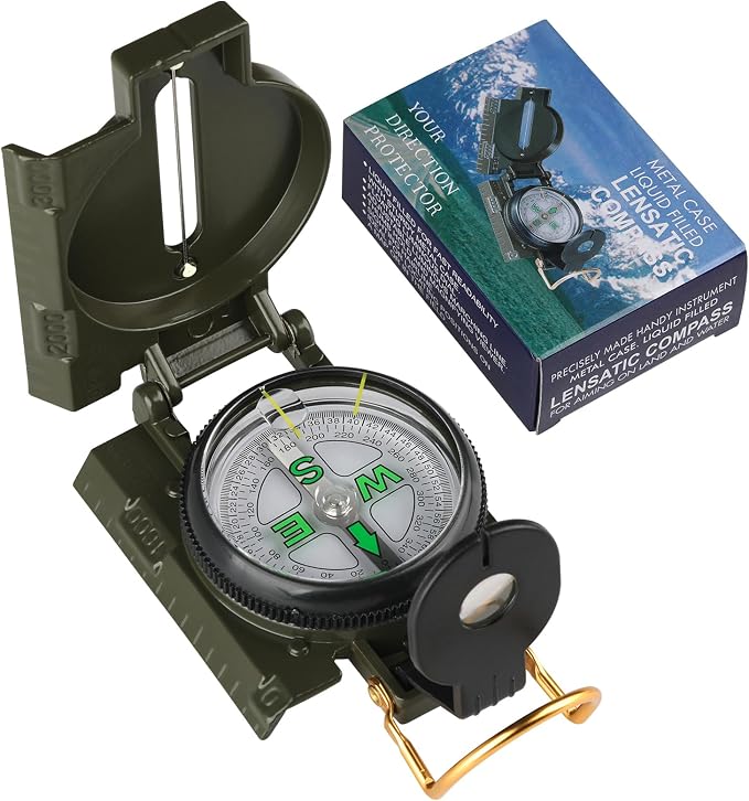 Compass Hiking Survival, Wilderness Survival Compass by HaiKe
