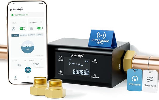 Frizzlife LP365-P Smart Water Monitor and Automatic Shutoff by FRIZZLIFE