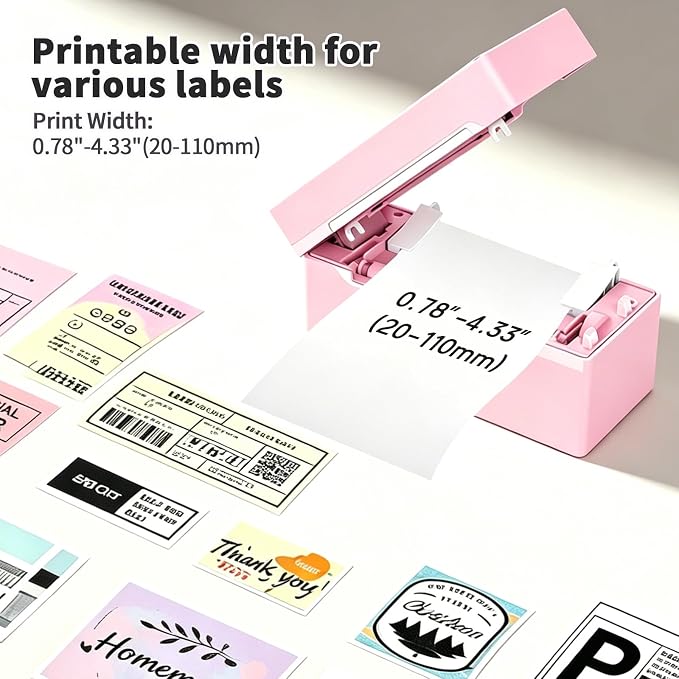Shipping Label Printer, 4X6 Bluetooth Thermal Label Printer - Image 5