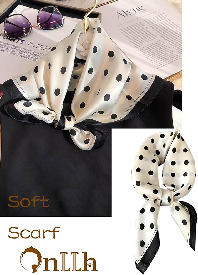 Silky Scarf for Women Lightweight Satin Bandanas Neck Hair Wrap For Sleeping - Image 6