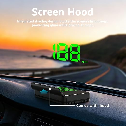 Heads up Display for Cars, Car HUD, Head up Display for Car, Digital GPS HUD - Image 2