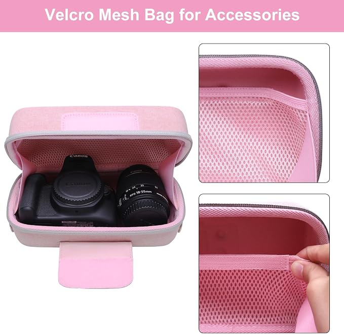 LTGEM Camera Case for Canon EOS Rebel T7 / R50 / R100 / R50 V / T6 / R8 / R10 / - Image 4