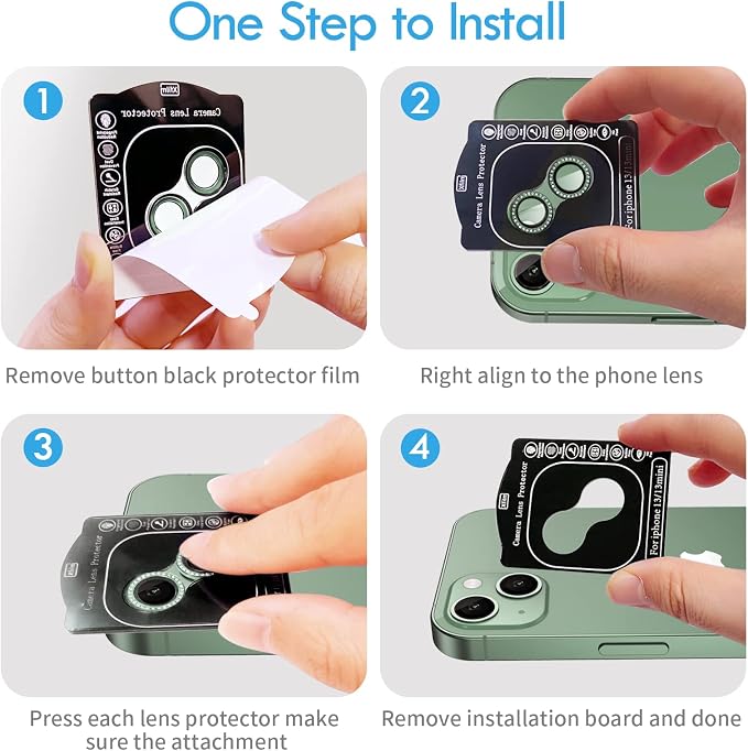 Bling Diamond Individual Camera Lens Protector - Image 7