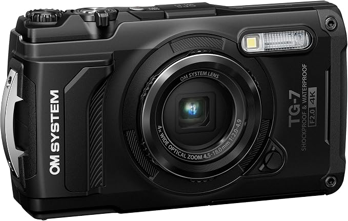 OM SYSTEM Olympus Tough TG-7 Black Underwater Camera, Waterproof, Freeze Proof - Image 2