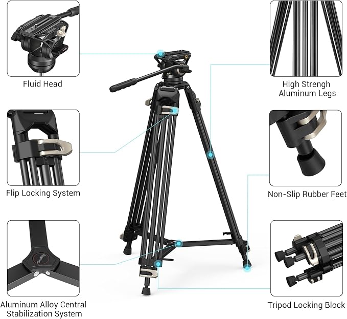 SmallRig AD-01 Video Tripod, Cameras 3751 - Image 2