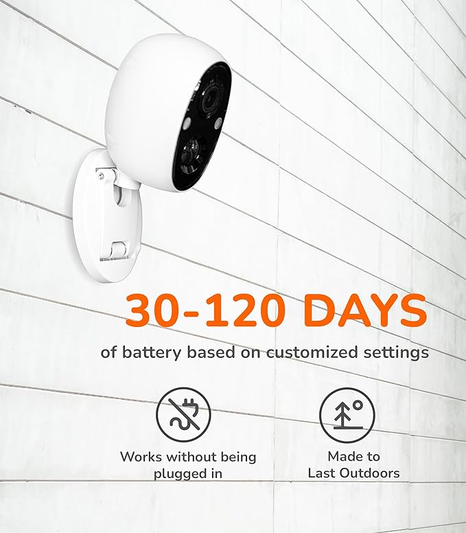 SensForge 2.5K Indoor Outdoor Battery Camera Lite, Dual-Band WiFi, Free AI - Image 6