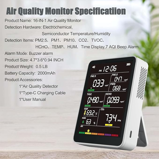 Professional Indoor Air Quality Monitor - Image 7