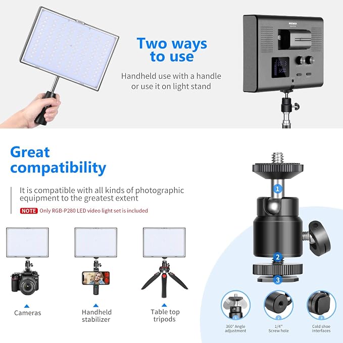 NEEWER 2 Pack RGB Video Light - Image 7