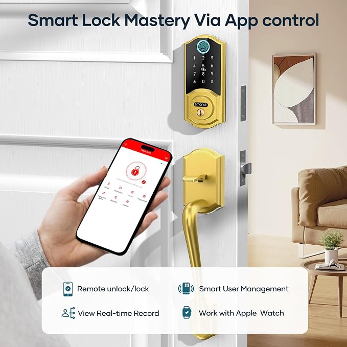 SMONET Smart Lock Front Door - Image 6