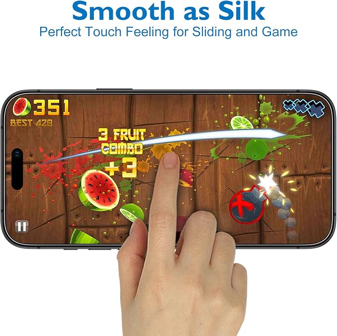 Mothca 2 Pack Matte Glass Screen Protector - Image 4
