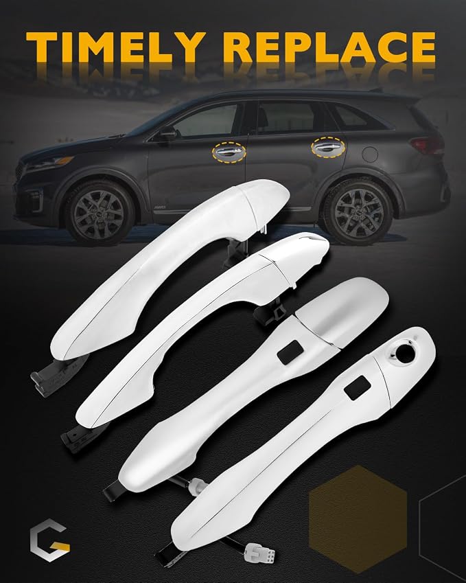 Gledewen Exterior Door Handle Set, Compatible - Image 3