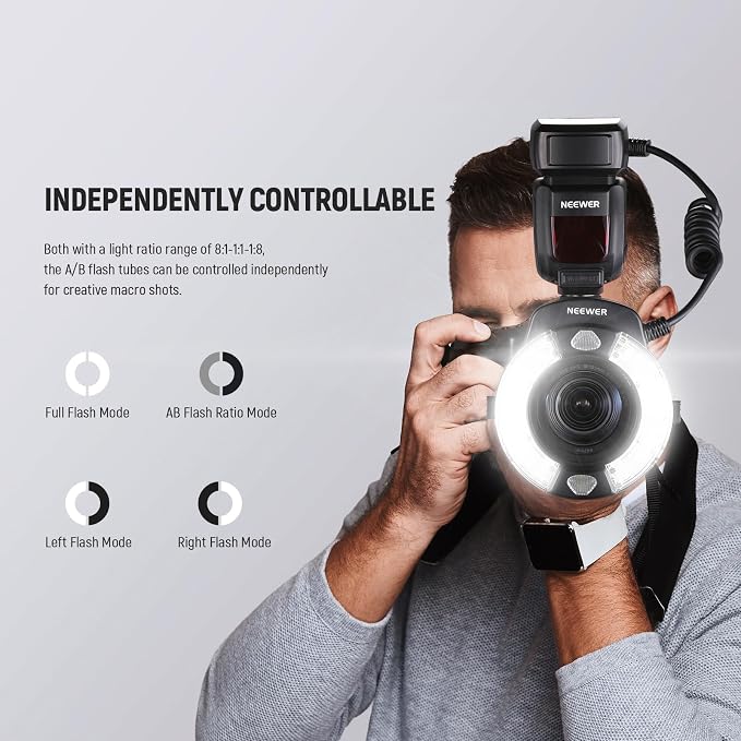 NEEWER RF1-C Marco Ring Flash Compatible - Image 4