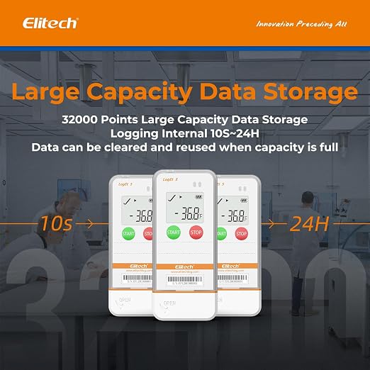 Elitech USB Digital Temperature Data Logger Reusable Recorder - Image 6