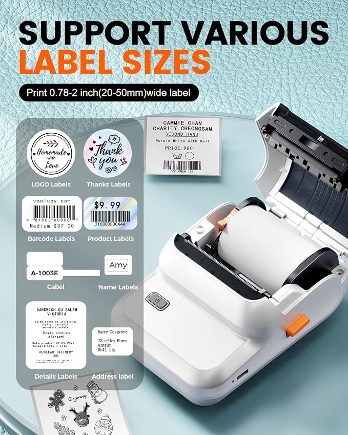Ponek Label Maker, M100 Address Label Printer, Versatile App - Image 3