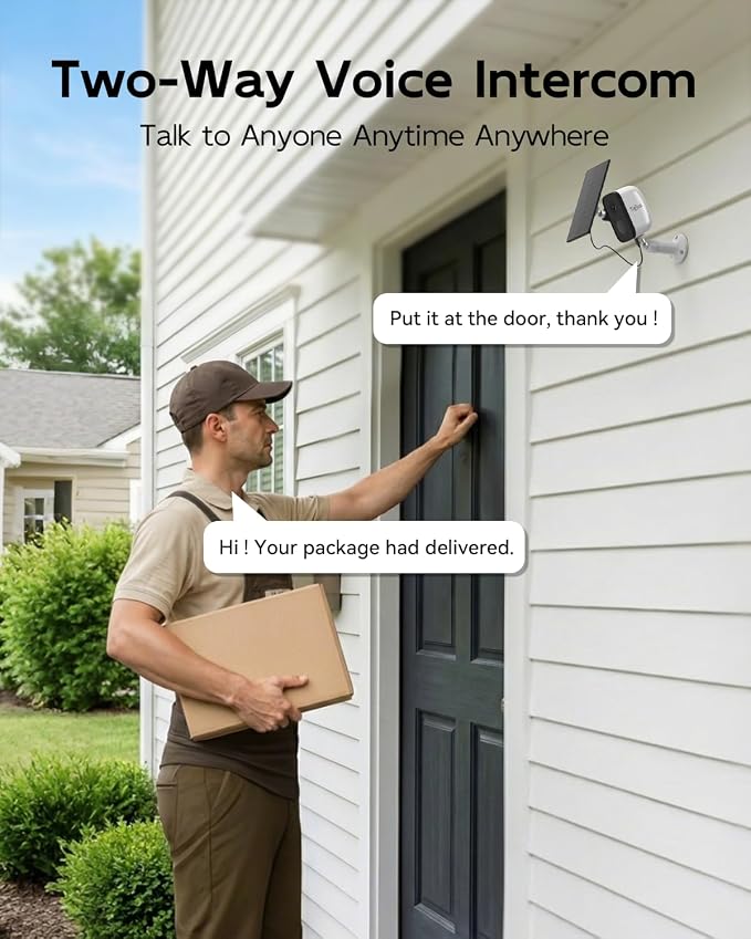 2K 5G Security Cameras Wireless Outdoor, PIR Detection, IP66/Alexa/2 Way Talk - Image 5