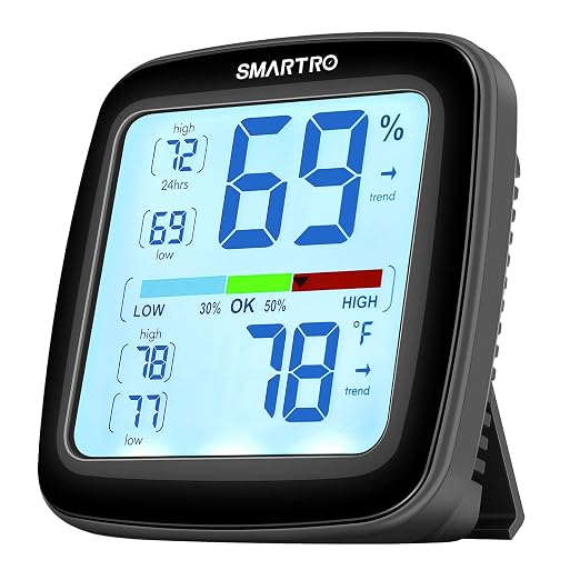 SMARTRO SC42 Professional Digital Hygrometer Indoor Thermometer Room Humidity by SMARTRO