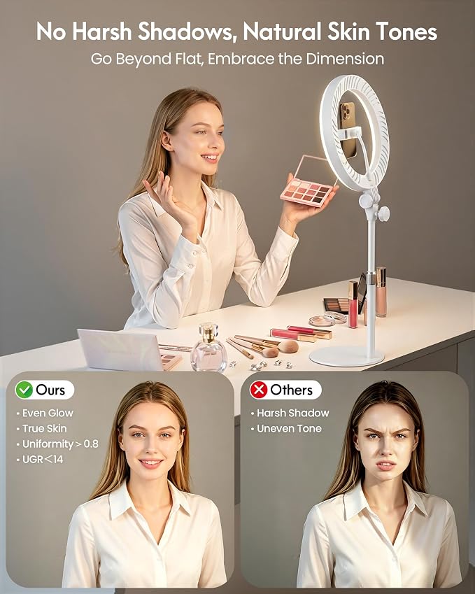 Ring Light with Stand, Zoom Lighting - Image 3