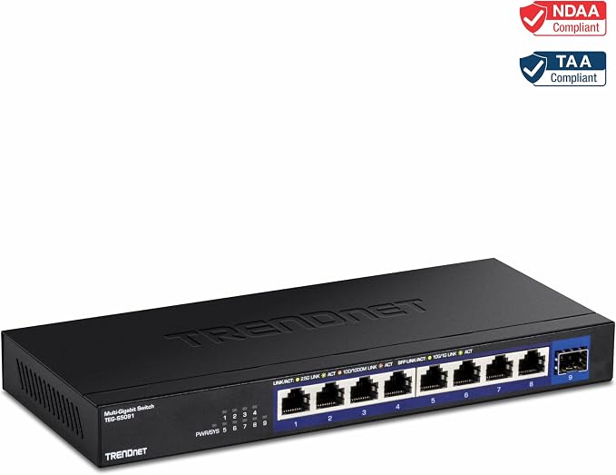 TRENDnet 9-Port Unmanaged 2.5G Switch - Image 10