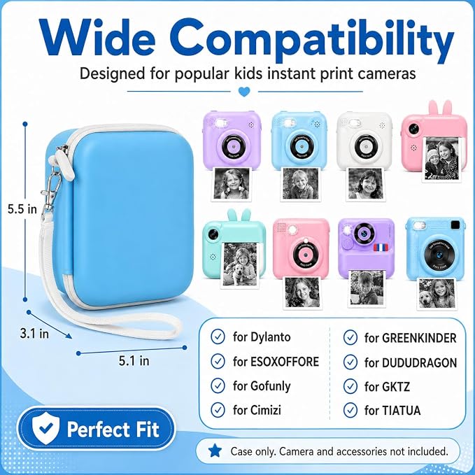 PAIYULE Kids Instant Print Camera Case Compatible - Image 2