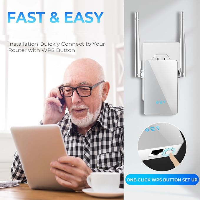 2026 WiFi Extender Signal Booster, New Gen Internet Booster - Image 4