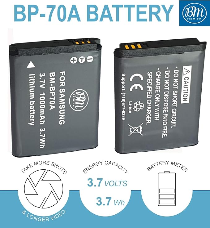 BM Premium 2 BP-70A Batteries and Charger - Image 2