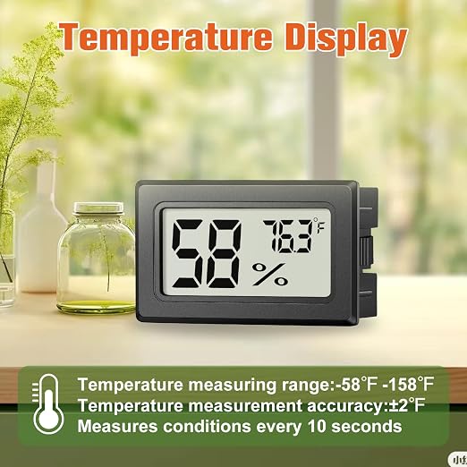 6 Pack Mini Hygrometer Indoor Humidity Meter, Small Digital Thermometer - Image 4
